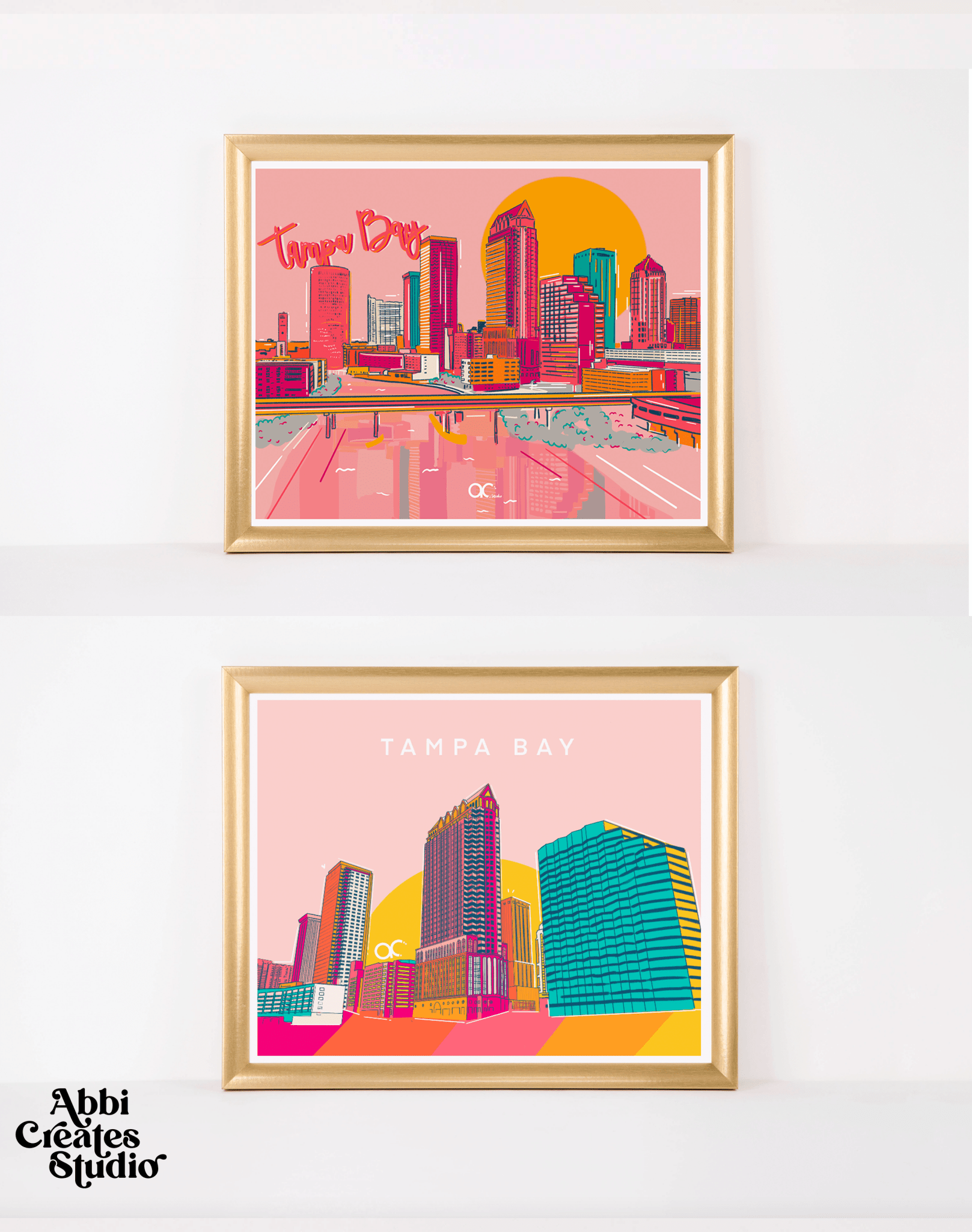 Tampa Bay and St Pete Landmarks Art Prints - Jennie Dots
