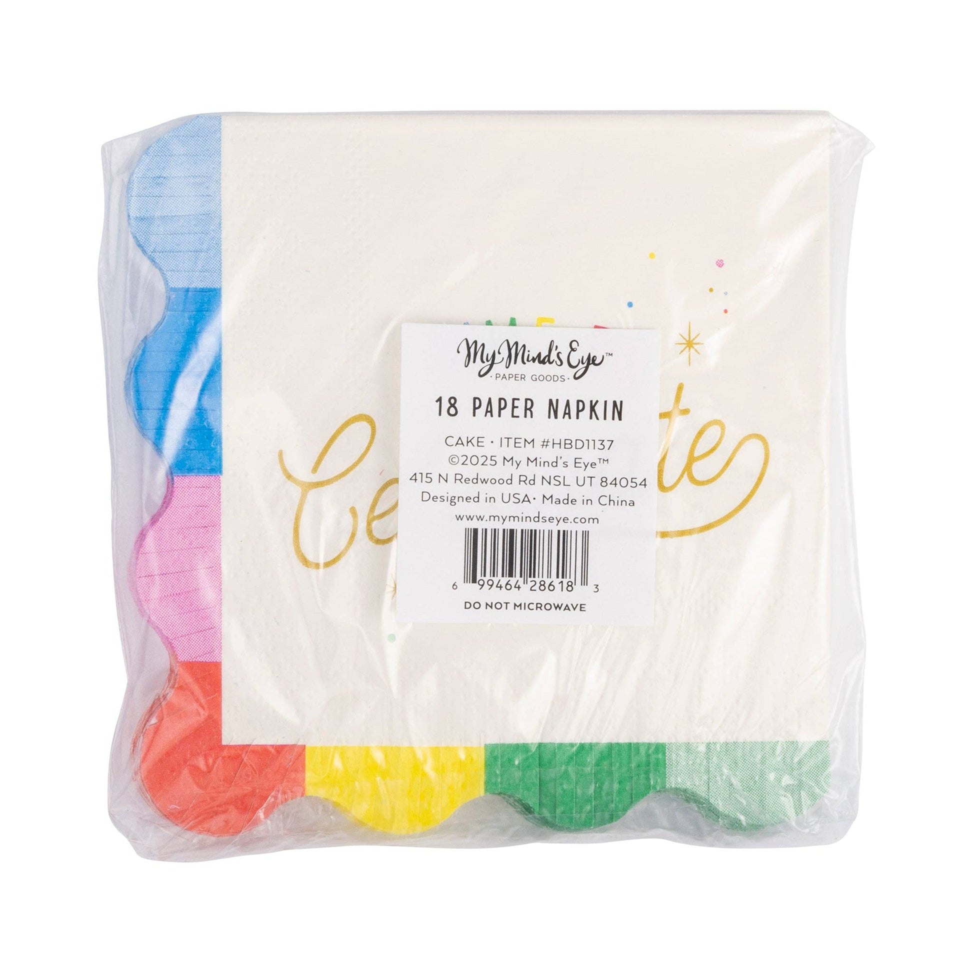 Time to Celebrate Cocktail Napkin - Jennie Dots