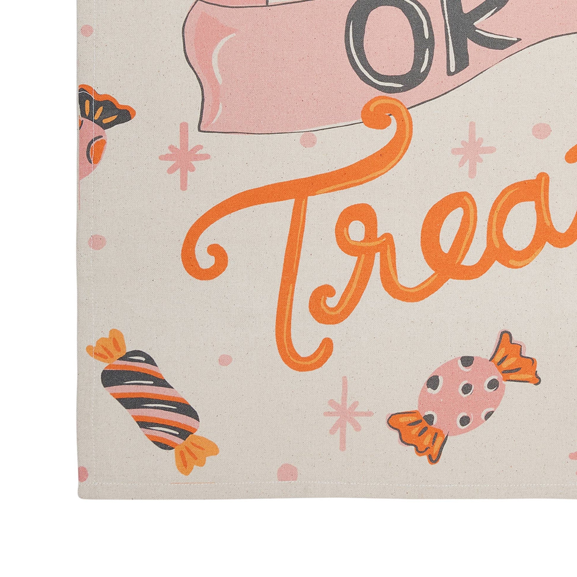 Trick Or Treat Kitchen Towel - Jennie Dots