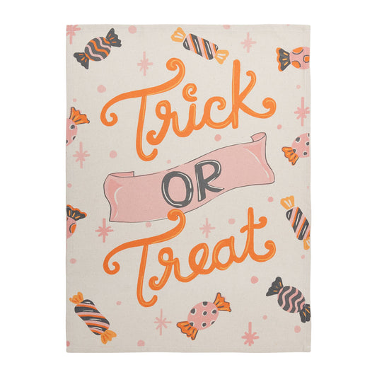 Trick Or Treat Kitchen Towel - Jennie Dots