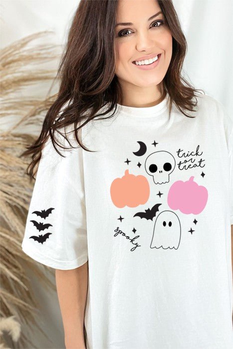 Trick or Treat Oversized Tee - Jennie Dots