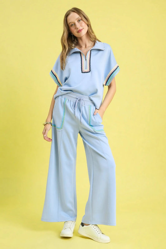 Wide Leg Pants | Drawstring Wide Leg Pants | Jennie Dots