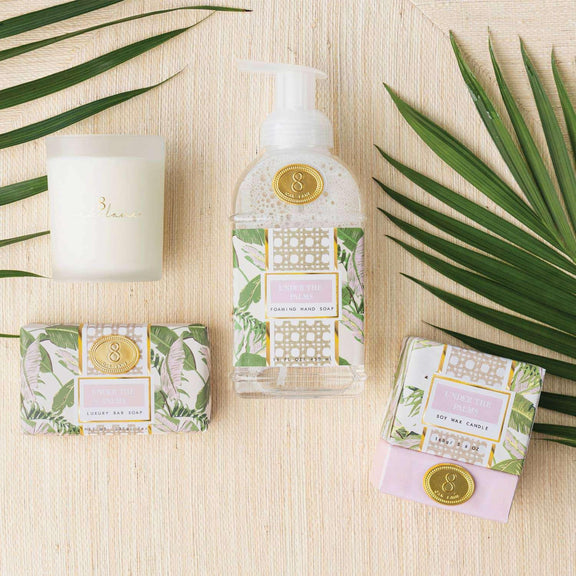 Under the Palms 5.6oz Soy Wax Candle - Jennie Dots