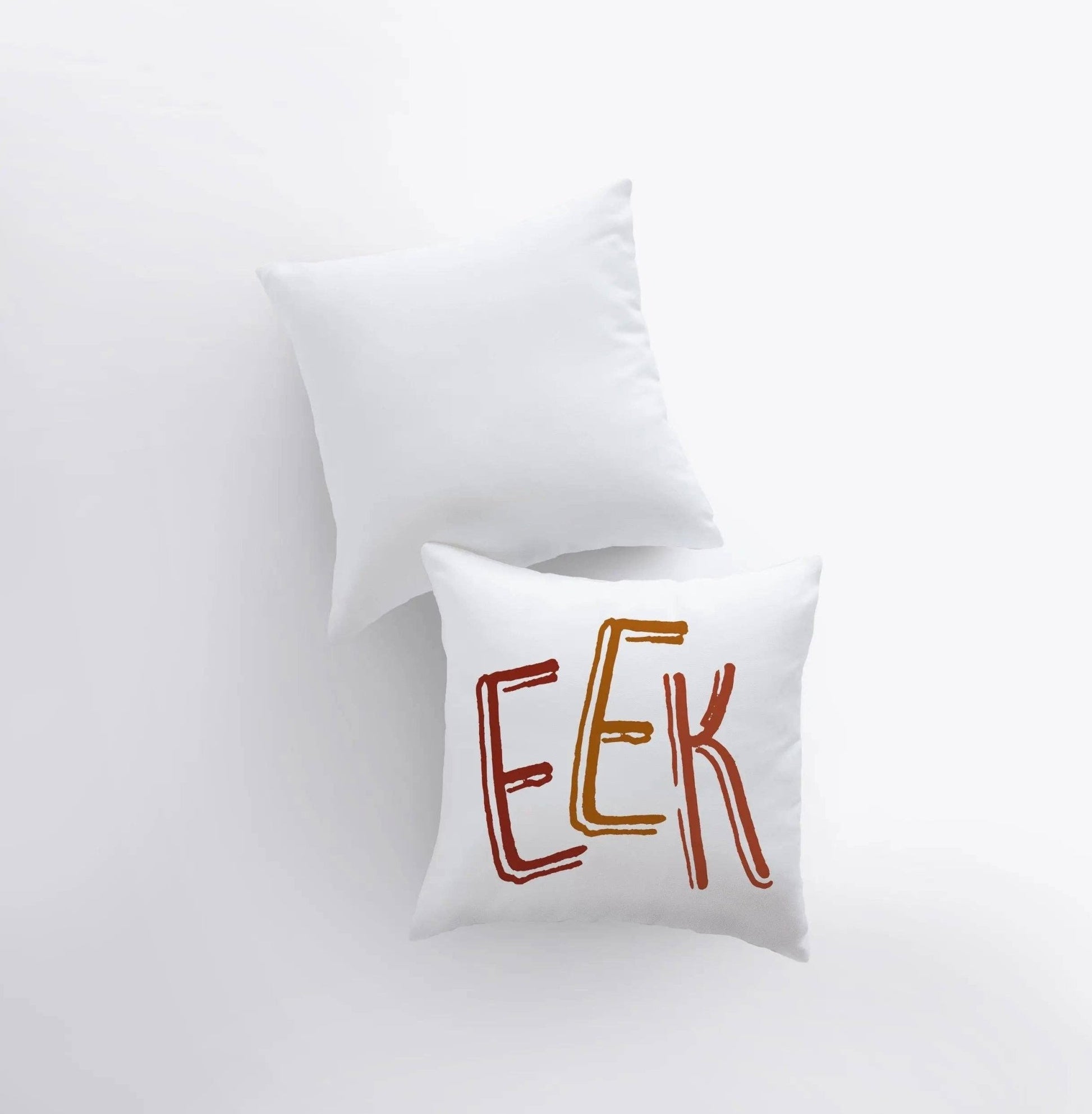 UniikPillows - MINI EEK on White Pillow - Jennie Dots