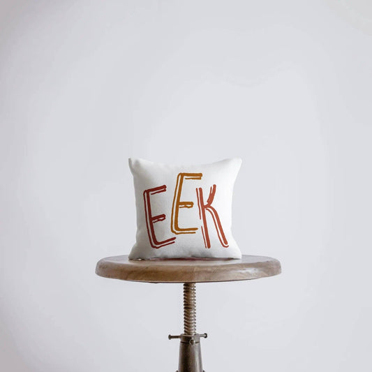 UniikPillows - MINI EEK on White Pillow - Jennie Dots