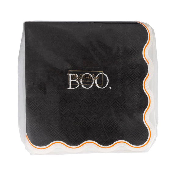 Vintage Boo Cocktail Napkin - Jennie Dots