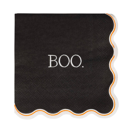 Vintage Boo Cocktail Napkin - Jennie Dots