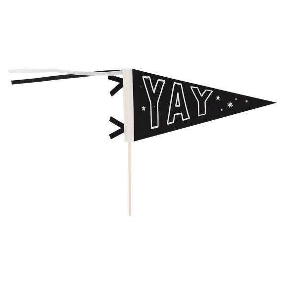YAY Graduation Felt Pennant Banner - Jennie Dots