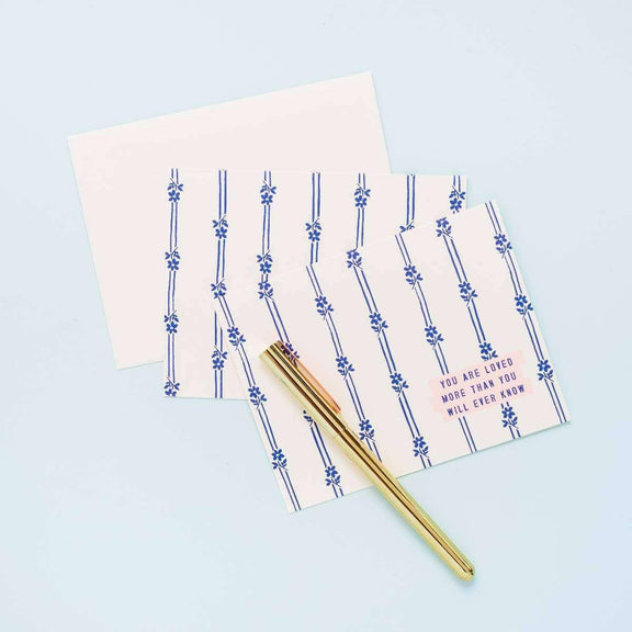 You Are Loved Daisy Greeting Card - Jennie Dots